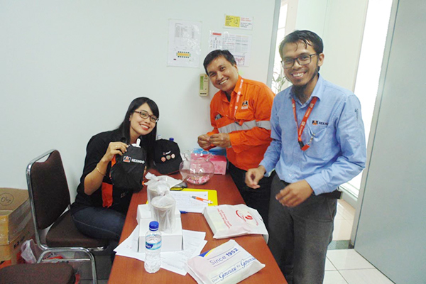 Hexindo Blood Donation in 3 Cities