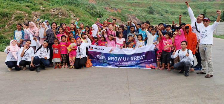 CSR Grow Up Great for Bantar Gebang Children